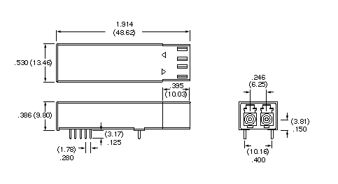 LC Duplex Connector