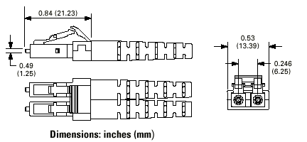 LC 2x5 Through-Hole Connector